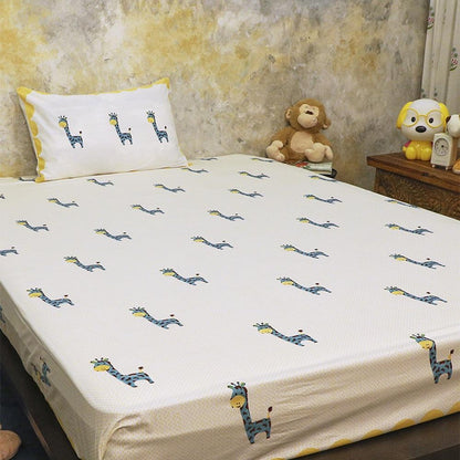 Bed Set - My Best Friend Gira The Giraffe - Teal | Verified Sustainable by Brown Living™