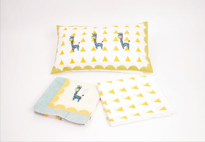 Bed Set - My Best Friend Gira The Giraffe - Yellow | Verified Sustainable by Brown Living™