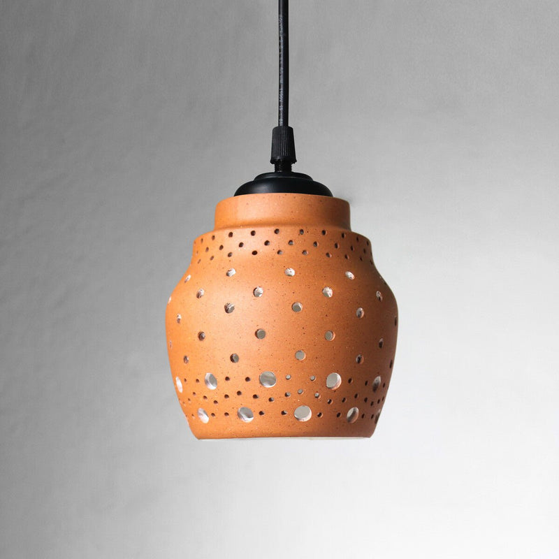Buy Bee Handmade Terracotta Ceiling Light | Home Decor | Shop Verified Sustainable Lamps & Lighting on Brown Living™