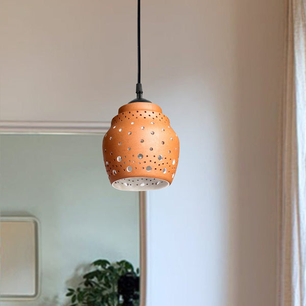 Buy Bee Handmade Terracotta Ceiling Light | Shop Verified Sustainable Products on Brown Living
