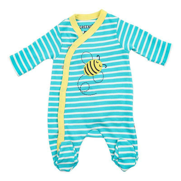 Buy Bee Happy Sidesnap Onesie | Shop Verified Sustainable Products on Brown Living