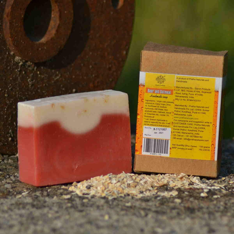 Buy Beer and Oatmeal | Cold Process Handmade Soap | Shop Verified Sustainable Products on Brown Living