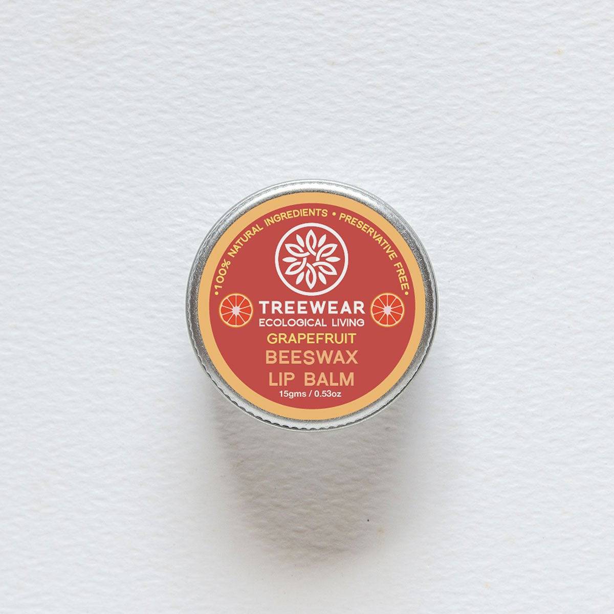 Beeswax Lip Balm - Grapefruit | Verified Sustainable by Brown Living™