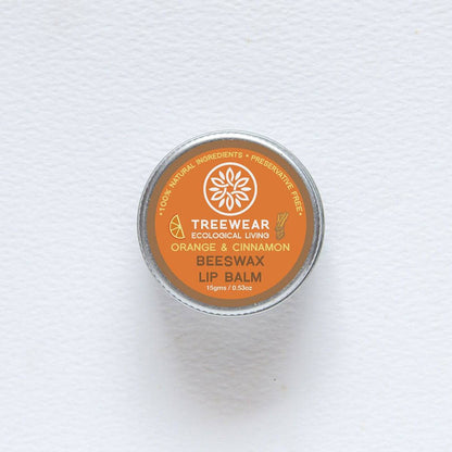 Beeswax Lip Balm - Orange and Cinnamon | Verified Sustainable by Brown Living™