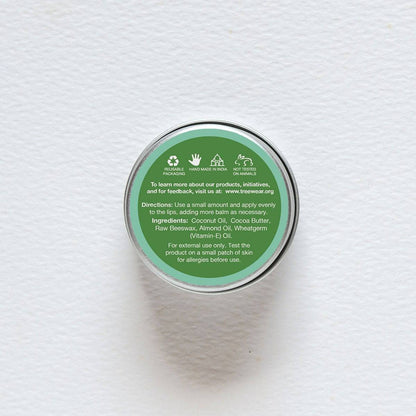 Beeswax Lip Balm - Unscented | Verified Sustainable by Brown Living™