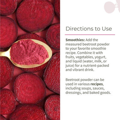 Beetroot Powder | Boosts Metabolism | Good For Skin | 100g – Powder Drink Mixes on Brown Living™. SKU: ESFBP0RS100. Img 4.