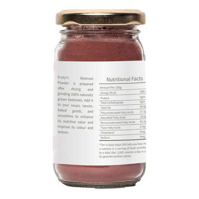 Beetroot Powder | Boosts Metabolism | Good For Skin | 100g – Powder Drink Mixes on Brown Living™. SKU: ESFBP0RS100. Img 7.