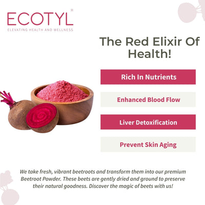 Beetroot Powder | Boosts Metabolism | Good For Skin | 100g – Powder Drink Mixes on Brown Living™. SKU: ESFBP0RS100. Img 2.