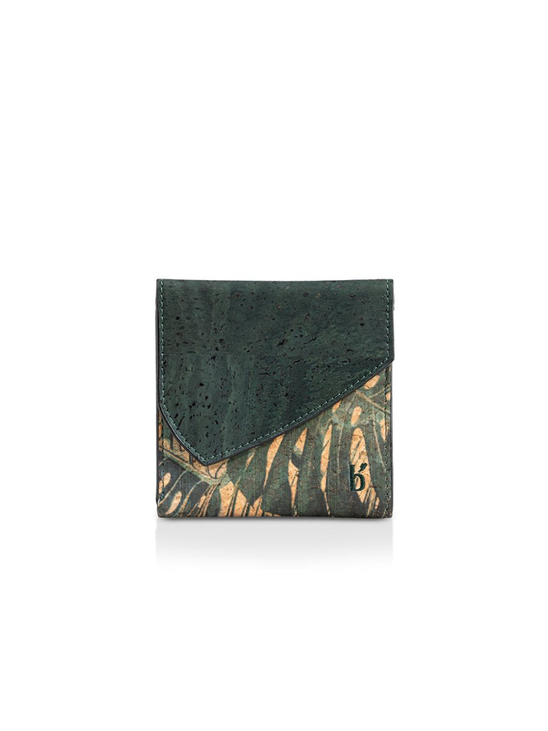 Buy Bella Cork Mini Wallet - Jungle Leaves | Shop Verified Sustainable Womens Wallet on Brown Living™