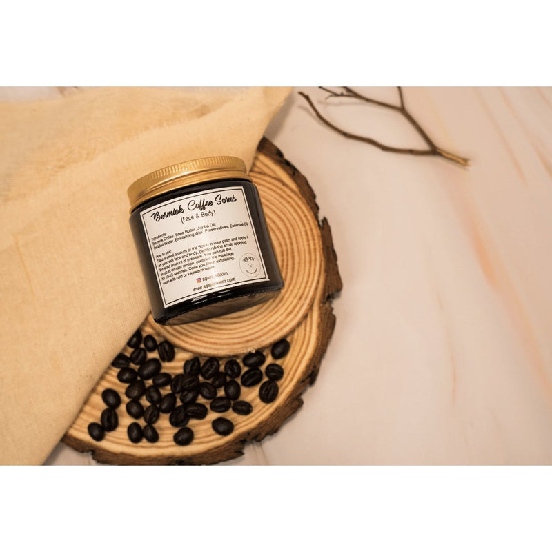 Buy Bermiok Nourishing Coffee Scrub- 100g | Shop Verified Sustainable Products on Brown Living