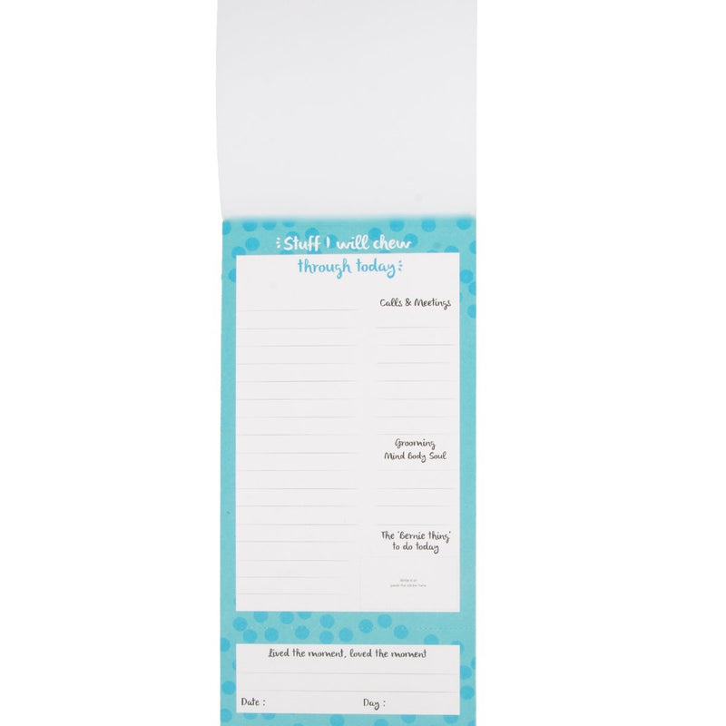 Buy Bernie To-Do List With Stickers | 100 GSM Ruled Paper Notepad | Daily Planner 8" x 4" | Shop Verified Sustainable Products on Brown Living