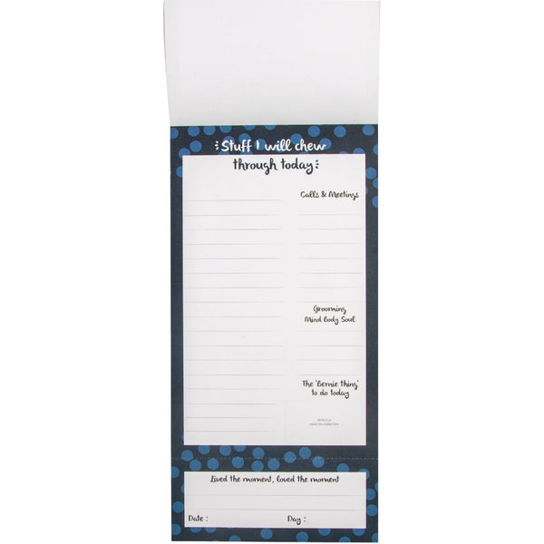 Buy Bernie To-Do List With Stickers | 100 GSM Ruled Paper Notepad | Daily Planner 8" x 4" | Shop Verified Sustainable Stationery on Brown Living™