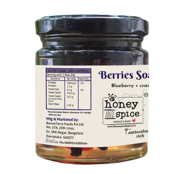 Berries Soaked In Honey- 250G | Verified Sustainable Confectionaries on Brown Living™