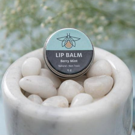 Buy Berry Mint Lip Balm made with Organic Beeswax 20g | Shop Verified Sustainable Lip Balms on Brown Living™
