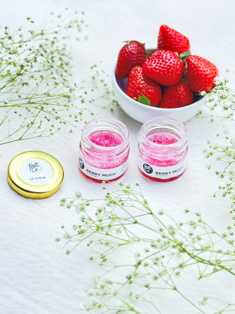Berry Much- Exfoliating Sugar Lip Scrub-15g | Verified Sustainable Lip Scrub on Brown Living™