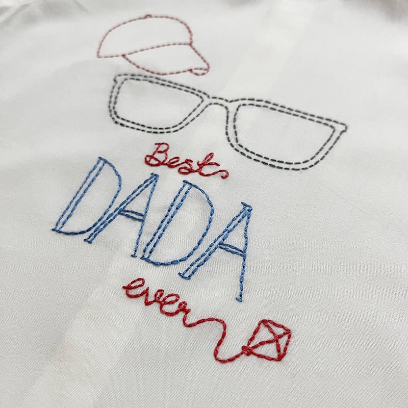 Best Dadu Ever - Personalised Formal Shirt | Verified Sustainable Kids Shirts on Brown Living™