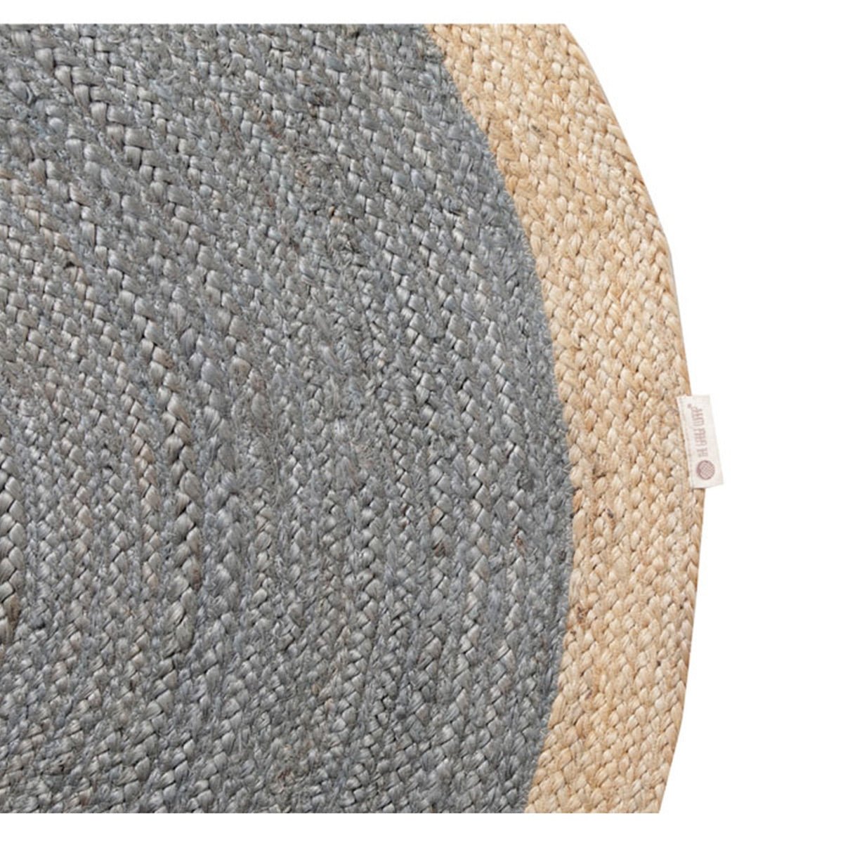 Bestrew Jute Rug ( Grey) | Verified Sustainable by Brown Living™