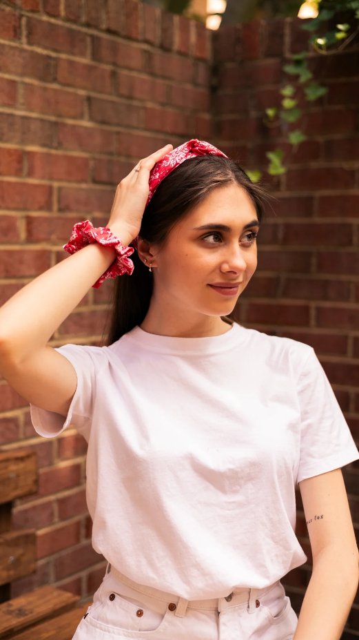 Buy Betty Soft Knot Headband & Scrunchie set | Shop Verified Sustainable Womens Accessories on Brown Living™