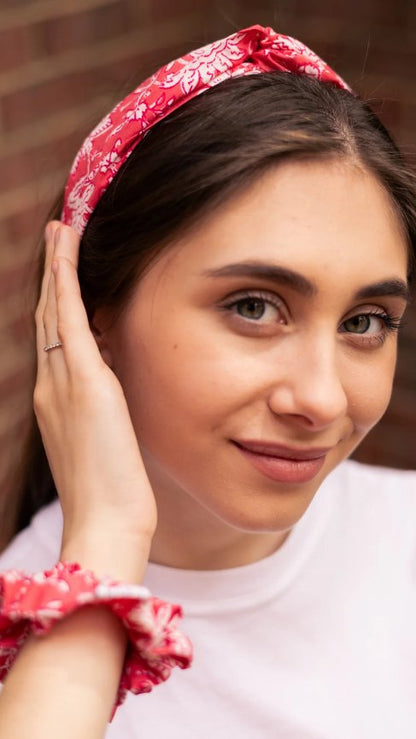 Betty Soft Knot Headband & Scrunchie set | Verified Sustainable by Brown Living™