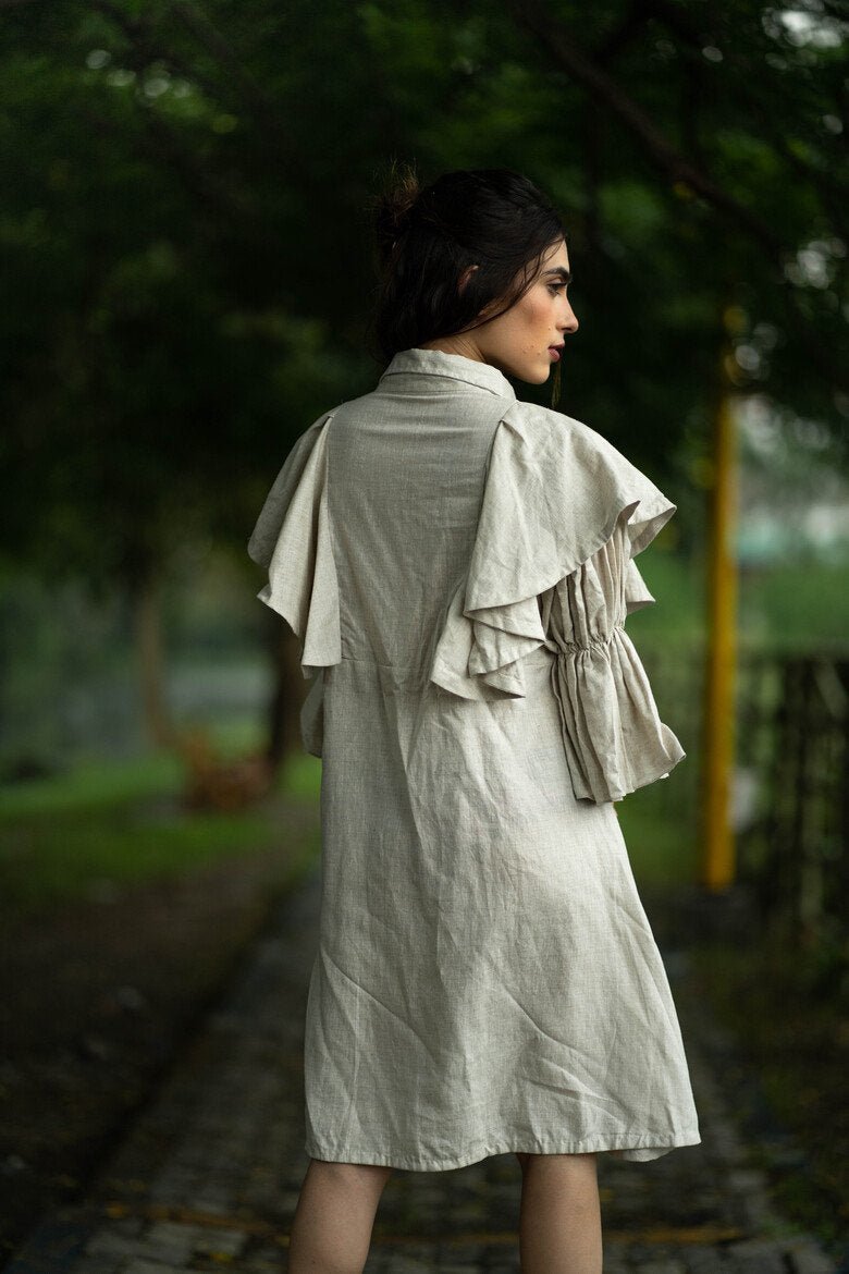 Bhima Dress - Natural Colour | Verified Sustainable by Brown Living™