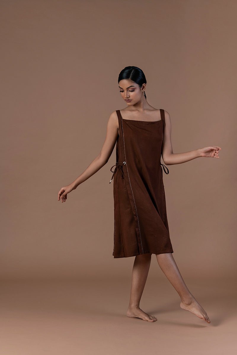 Bhuri Viscose Straight Dress | Verified Sustainable by Brown Living™