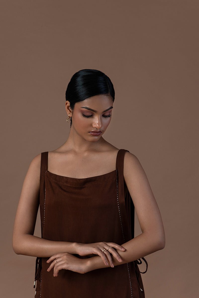 Bhuri Viscose Straight Dress | Verified Sustainable by Brown Living™