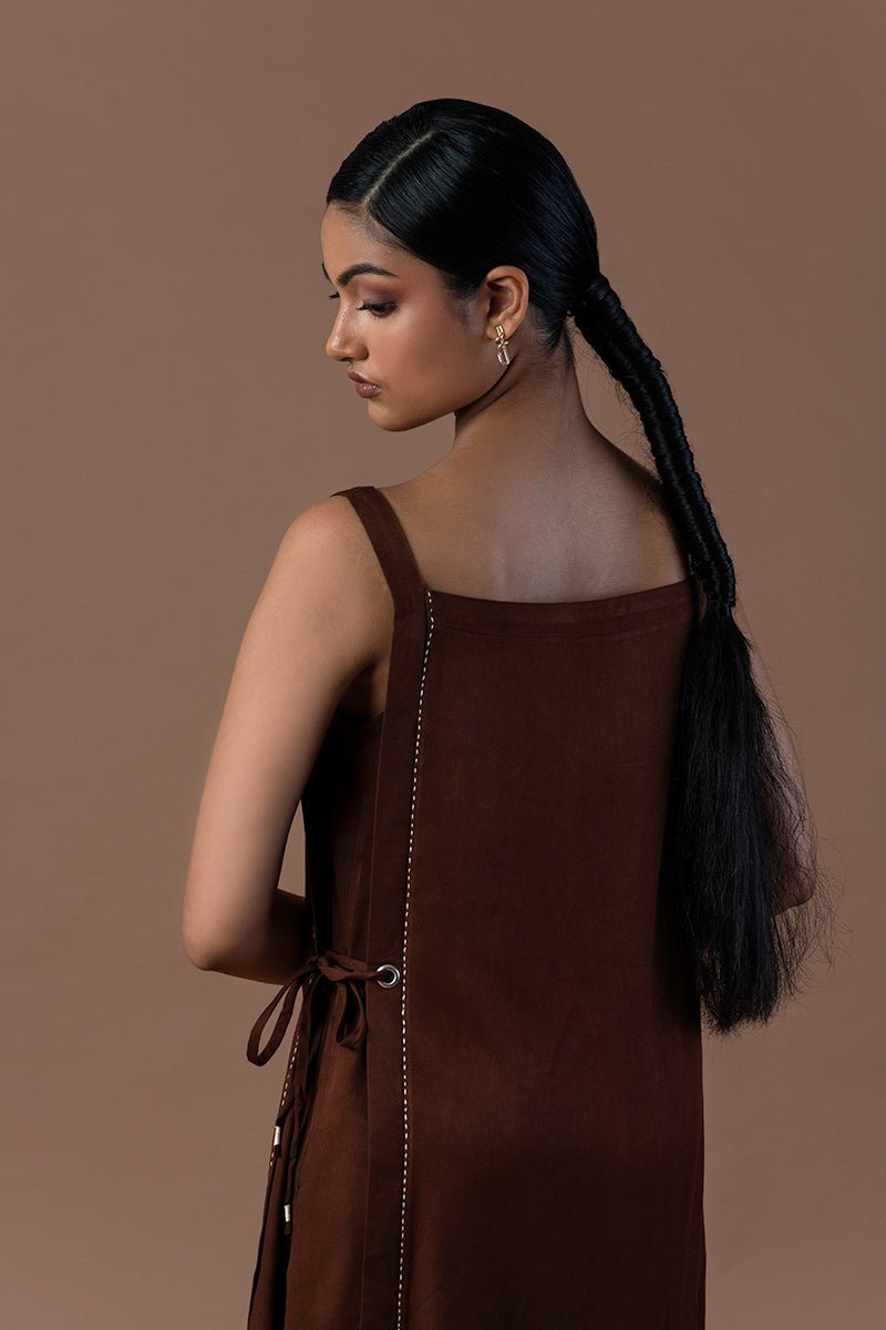 Buy Bhuri Viscose Straight Dress | Shop Verified Sustainable Womens Dress on Brown Living™