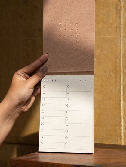 Big Lists | 48 Pages (24 Big lists + 24 Really big lists - alternating pages) – Organizers & Planners by Paperdom available on Brown Living™. . SKU: Big Lists. Img 2.