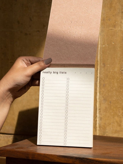 Big Lists | 48 Pages (24 Big lists + 24 Really big lists - alternating pages) – Organizers & Planners by Paperdom available on Brown Living™. . SKU: Big Lists. Img 3.