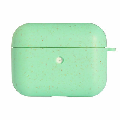 Biodegradable Eco - Friendly Wheat Straw AirPods Cover - Mint Green – Tech Accessories on Brown Living™. SKU: 177 - 13657 - APP - 004. Img 3.
