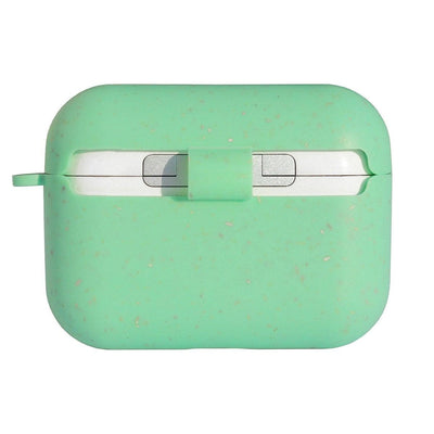Biodegradable Eco - Friendly Wheat Straw AirPods Cover - Mint Green – Tech Accessories on Brown Living™. SKU: 177 - 13657 - APP - 004. Img 2.