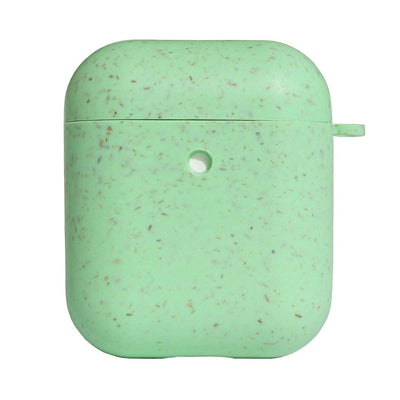 Biodegradable Eco - Friendly Wheat Straw AirPods Cover - Mint Green – Tech Accessories on Brown Living™. SKU: 177 - 13657 - APP - 004. Img 5.