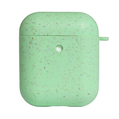 Biodegradable Eco - Friendly Wheat Straw AirPods Cover - Mint Green | Verified Sustainable by Brown Living™