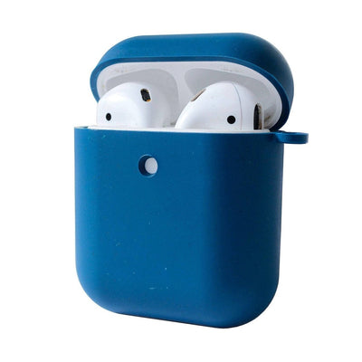 Biodegradable Eco - Friendly Wheat Straw AirPods Cover - Pacific Blue – Tech Accessories on Brown Living™. SKU: 177 - 13653 - APP - 008. Img 1.