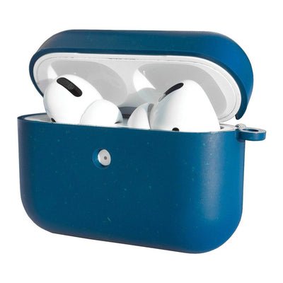 Biodegradable Eco - Friendly Wheat Straw AirPods Cover - Pacific Blue – Tech Accessories on Brown Living™. SKU: 177 - 13653 - APP - 008. Img 4.