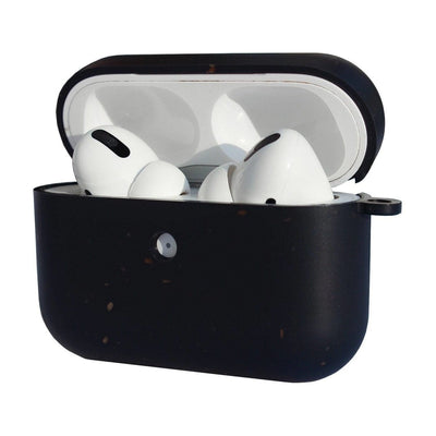 Biodegradable Eco - Friendly Wheat Straw AirPods Cover - Seal Gray – Tech Accessories on Brown Living™. SKU: 177 - 13651 - APP - 001. Img 1.
