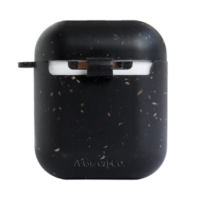 Biodegradable Eco - Friendly Wheat Straw AirPods Cover - Seal Gray – Tech Accessories on Brown Living™. SKU: 177 - 13651 - APP - 001. Img 5.
