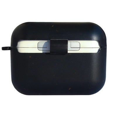 Biodegradable Eco - Friendly Wheat Straw AirPods Cover - Seal Gray – Tech Accessories on Brown Living™. SKU: 177 - 13651 - APP - 001. Img 3.