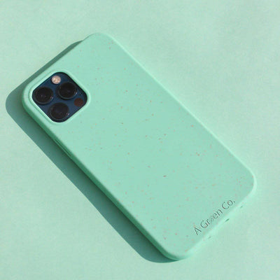 Biodegradable Eco - Friendly Wheat Straw Phone Case / Mobile Cover - Mint Green – Tech Accessories on Brown Living™. SKU: 177 - 12033 - AGC - HK - 13 - 004. Img 13.