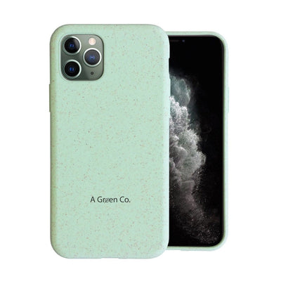 Biodegradable Eco - Friendly Wheat Straw Phone Case / Mobile Cover - Mint Green – Tech Accessories on Brown Living™. SKU: 177 - 12033 - AGC - HK - 13 - 004. Img 6.