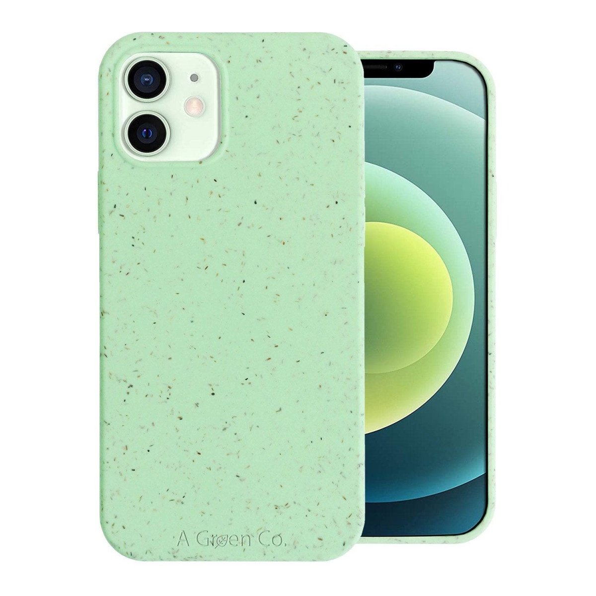 Biodegradable Eco - Friendly Wheat Straw Phone Case / Mobile Cover - Mint Green | Verified Sustainable by Brown Living™