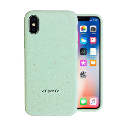 Biodegradable Eco - Friendly Wheat Straw Phone Case / Mobile Cover - Mint Green | Verified Sustainable by Brown Living™