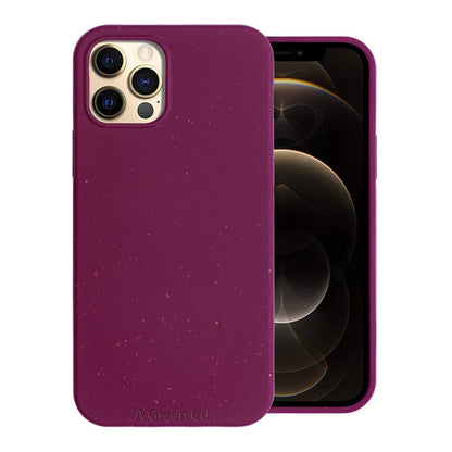 Biodegradable Eco - Friendly Wheat Straw Phone Case / Mobile Cover - Plum | Verified Sustainable by Brown Living™