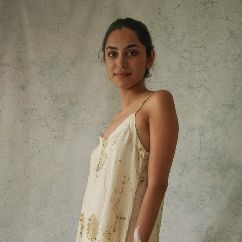 Buy Bits Of Green | Long Slip Dress | Shop Verified Sustainable Womens dress on Brown Living™