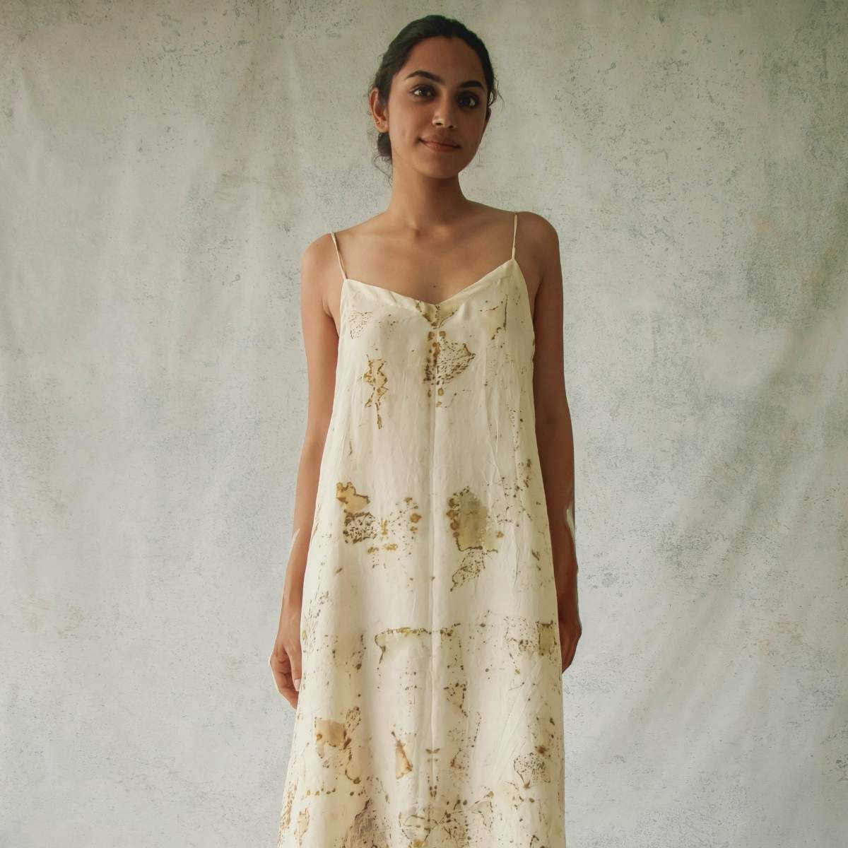 Bits Of Green | Long Slip Dress | Verified Sustainable by Brown Living™