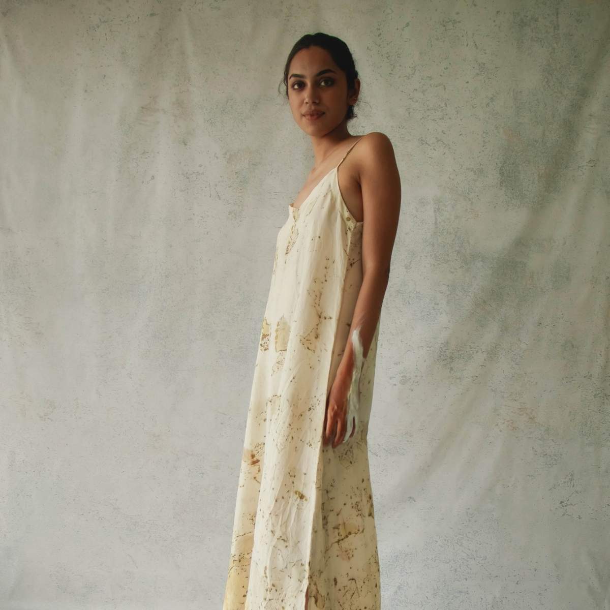 Bits Of Green | Long Slip Dress | Verified Sustainable by Brown Living™