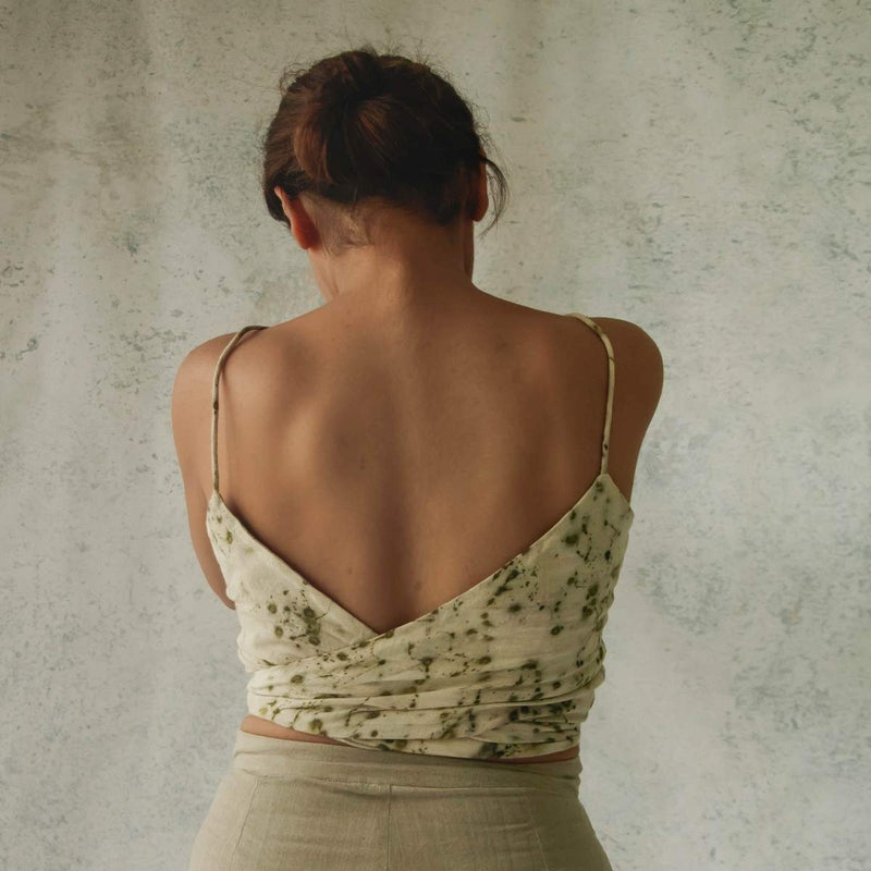 Buy Bits Of Green | Tie-Up Cami | Shop Verified Sustainable Womens top on Brown Living™