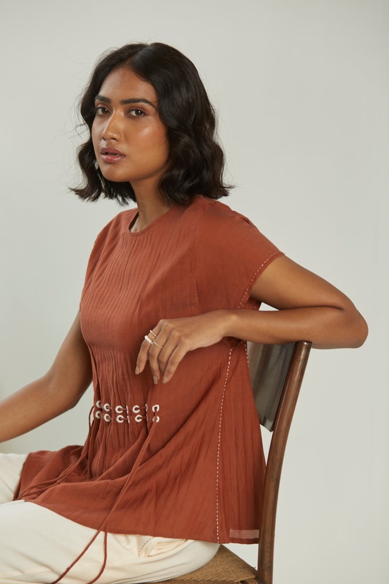 Bitter Chocolate Top | Womens Top | Verified Sustainable by Brown Living™