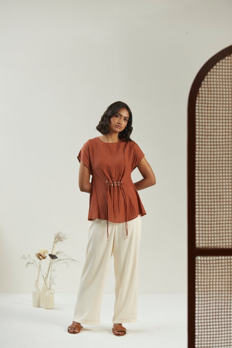 Buy Bitter Chocolate Top | Womens Top | Shop Verified Sustainable Products on Brown Living