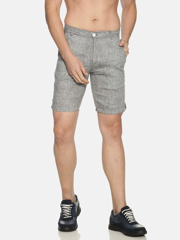 Buy Black Colour Slim Fit Hemp Shorts | Shop Verified Sustainable Products on Brown Living